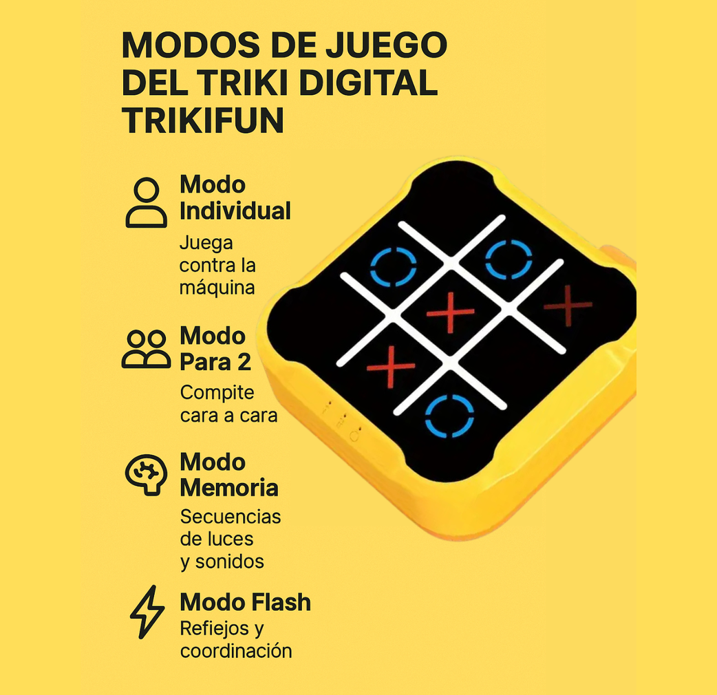 TRIKIFUN® - Triki Digital - 3 en 1